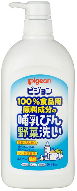 Средство для мытья бутылочек и овощей Pigeon 800 мл 