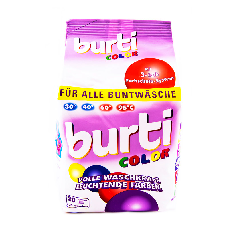 Стиральный порошок Burti Color для цветного и тонкого белья 1.5 кг 