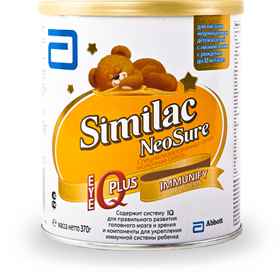 Молочная смесь Similac Neosure специализированная для недоношенных детей 0-12 мес. 370 г