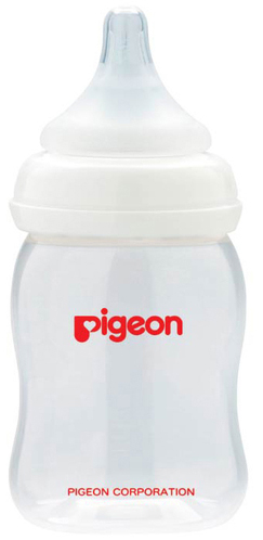 Бутылочка для кормления Pigeon Перистальтик плюс с широким горлом 160 мл