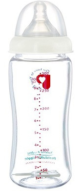 Бутылочка для кормления Pigeon Перистальтик плюс стеклянная 240 мл