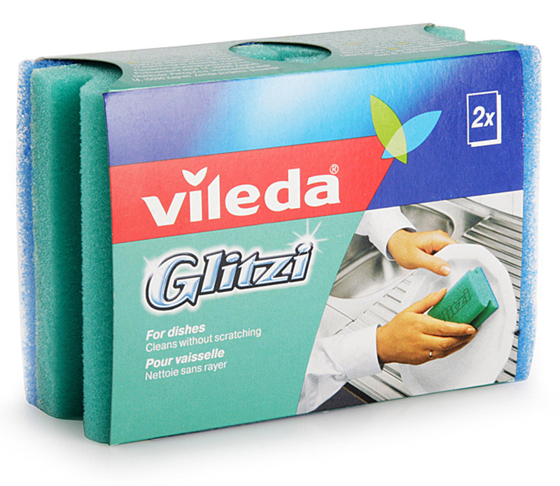 Губка для посуды Vileda "Глитци" 2 шт