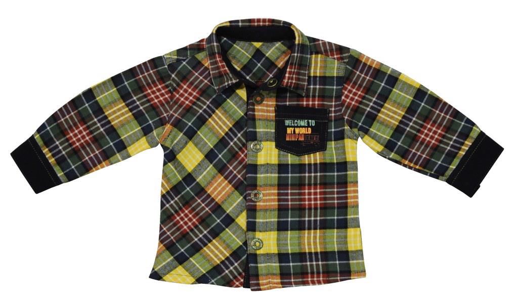 Рубашка Bebepan (в клеточку) серия World 6-9 мес. арт. 7589_6-9