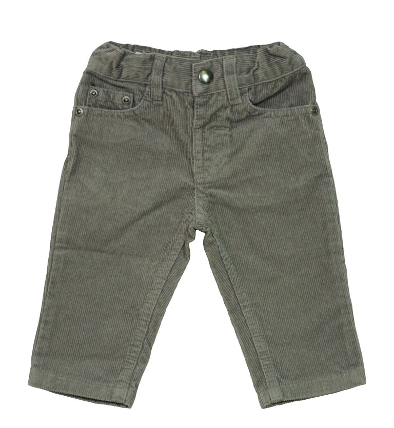 Брючки Bebepan вельветовые классика ( цвет серый и хаки) 3-6 мес. арт. 7605_3-6