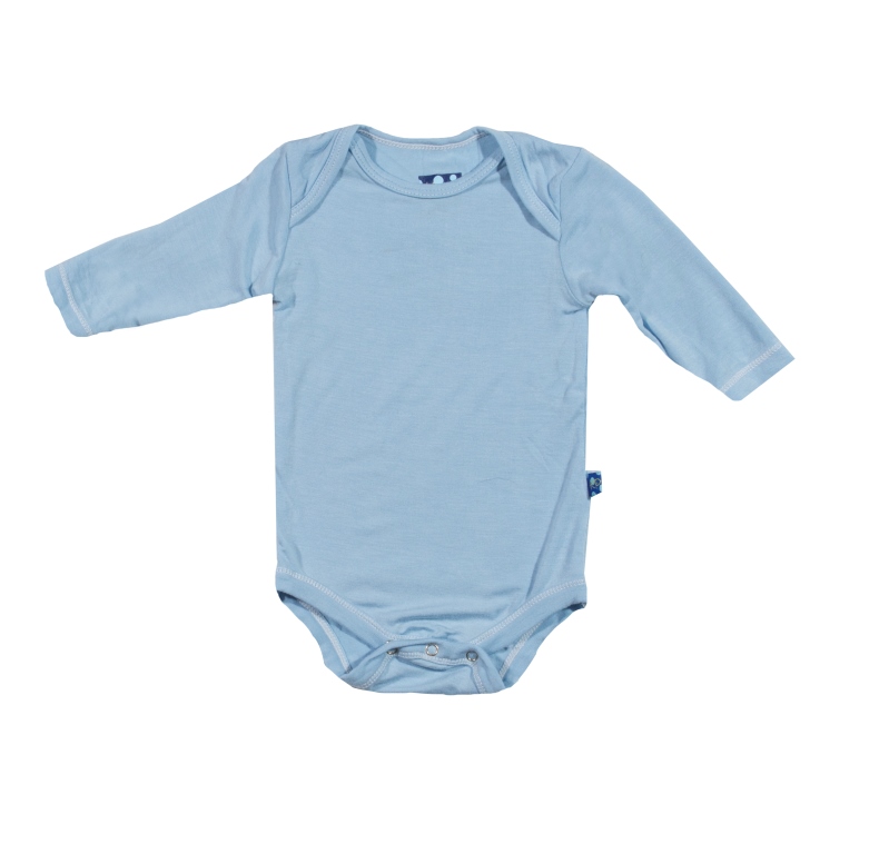 Боди детское KicKee Pants голубое 0-3 мес. арт. 9_0-3