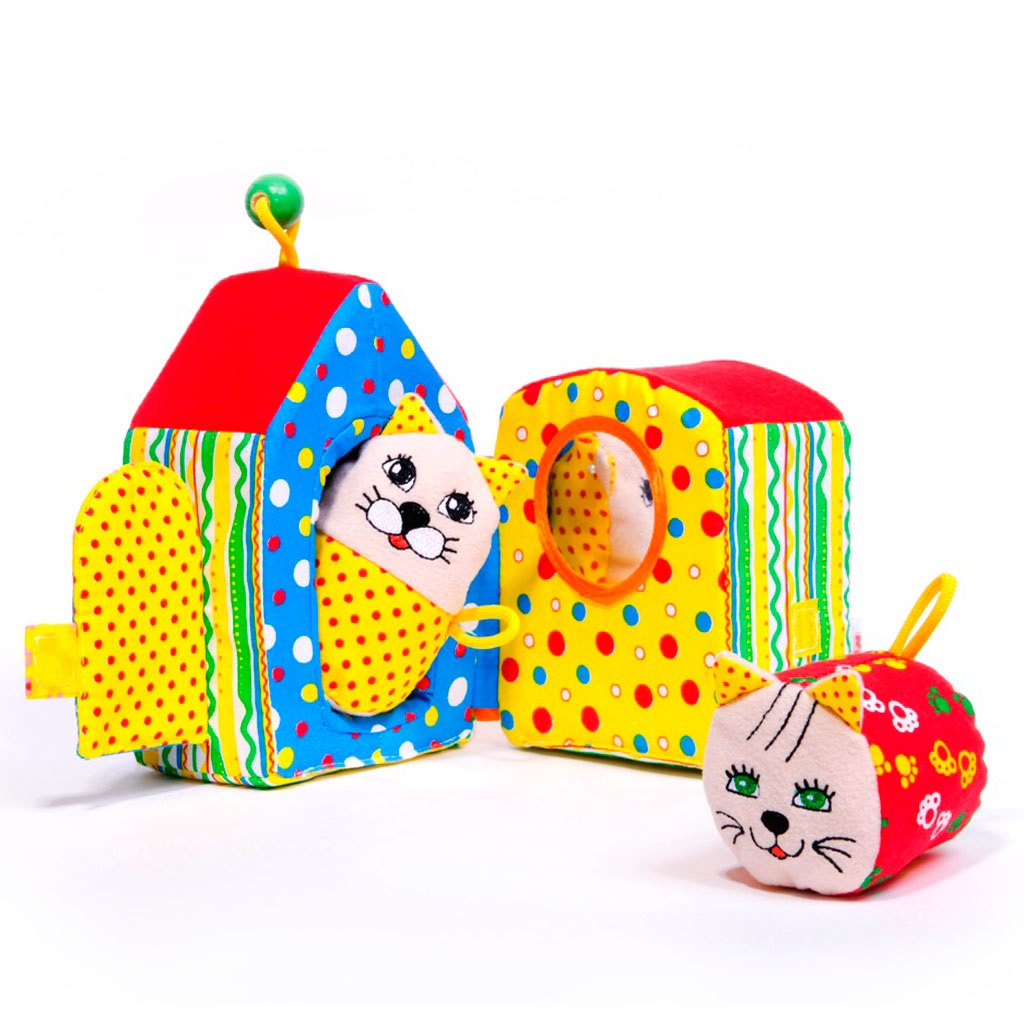 Набор мягких игрушек Мякиши "Кошкин дом" 048
