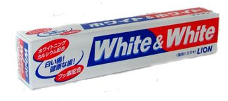 Зубная паста Lion White&amp;White горизонтальная туба 150 г