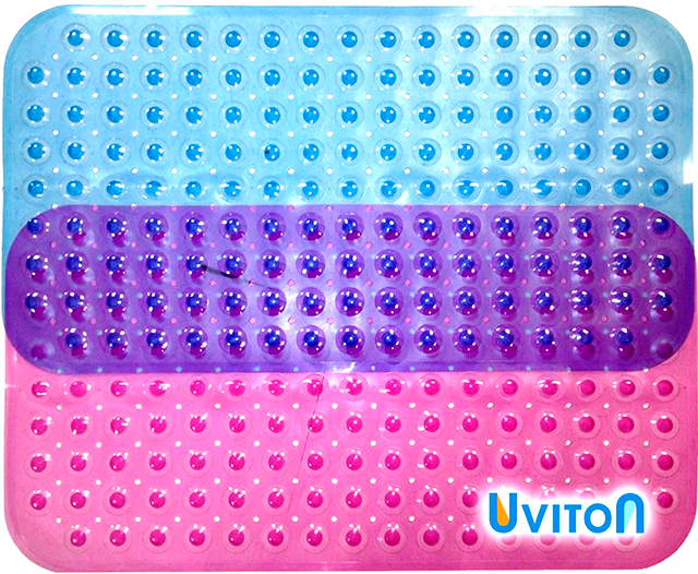 Коврик для ванны Uviton противоскользящий Пузырьки 70х38 см