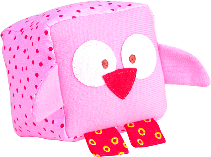 Игрушка Мякиши кубик Зоо Совенок 260