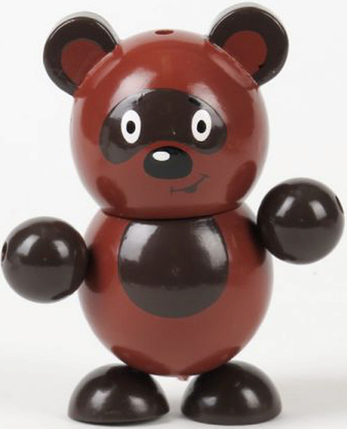 Деревянная Игрушка Играем вместе Винни Пух, 8 см