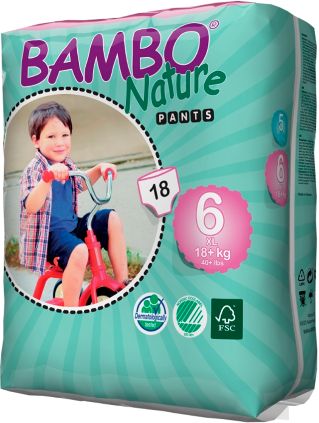 Трусики Bambo Nature размер 6 (18+ кг) 18 шт