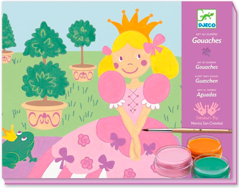 Раскраска Djeco Принцесса Маргарита 