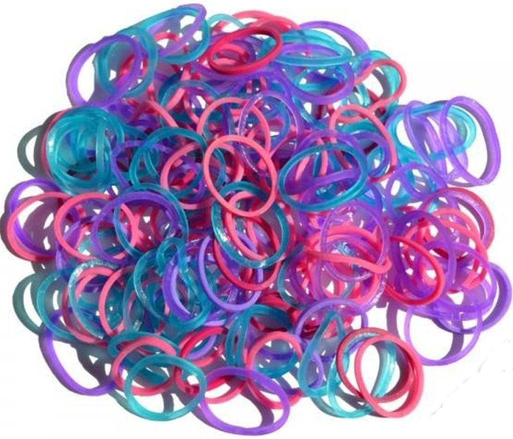 Резинки силиконовые Rainbow loom Мармелад Микс B0068