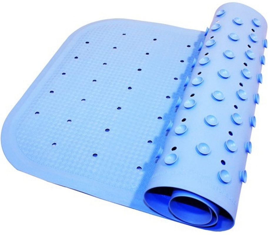 Коврик для ванны Roxy-Kids антискользящий резиновый 34х75 см с отверстиями