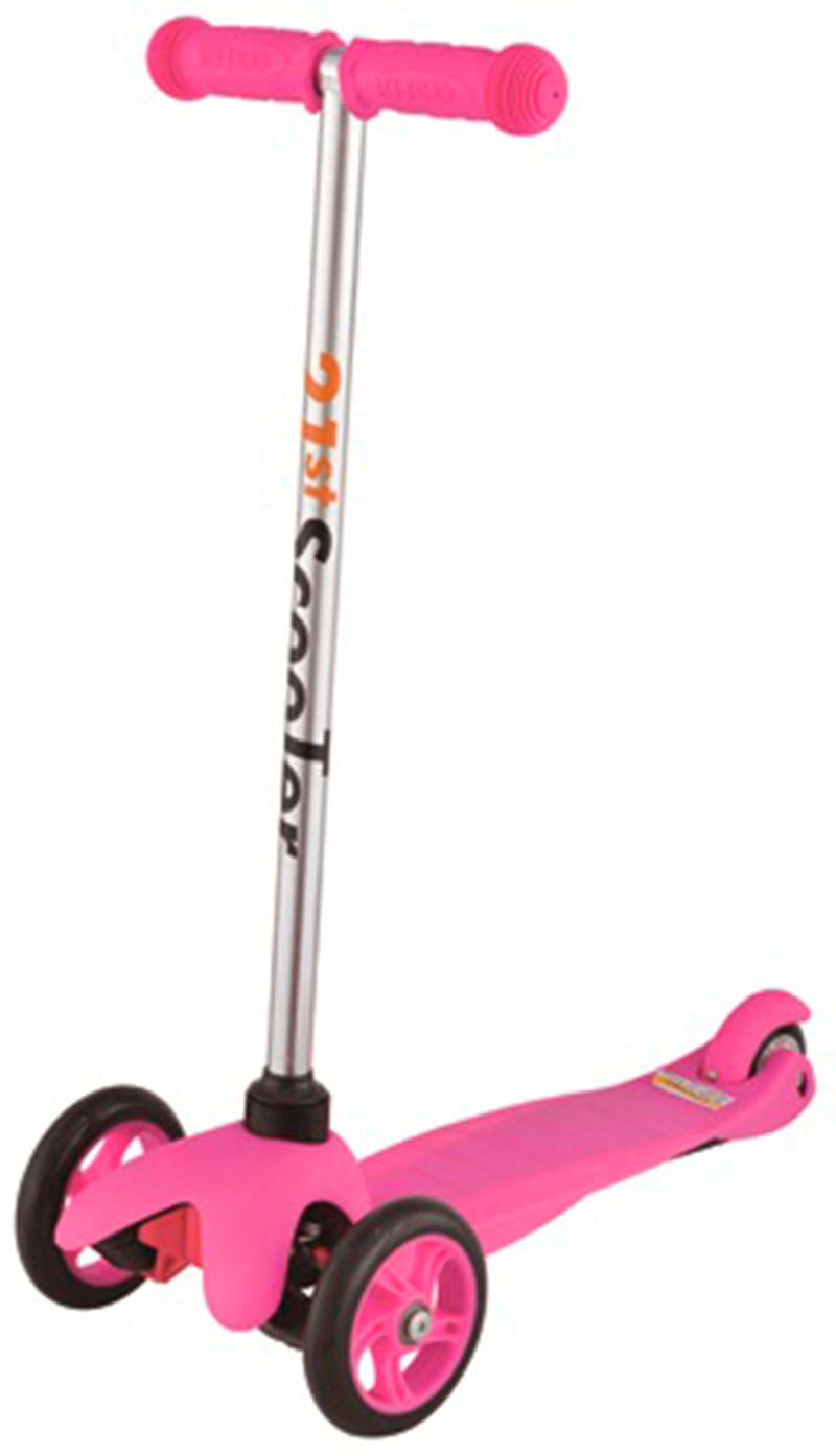 Самокат 21st scooTer 3-х колёсный Maxi Scooter SKL-06A красный