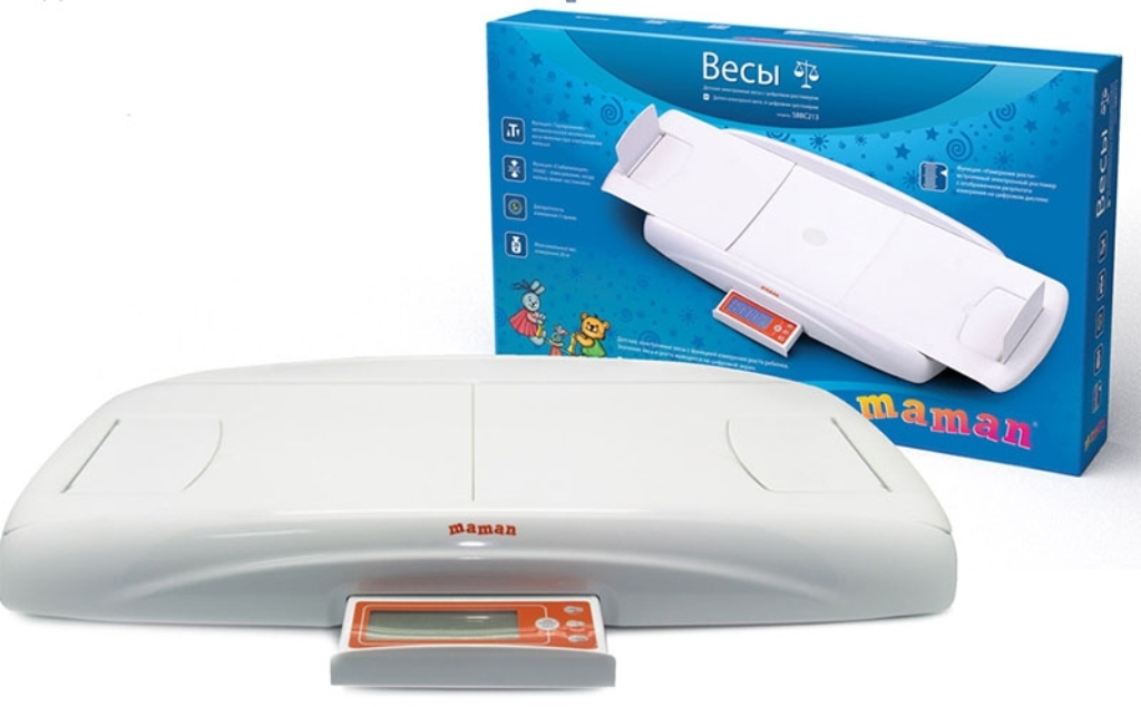 Весы для новорожденных Maman цифровые SBBC 213
