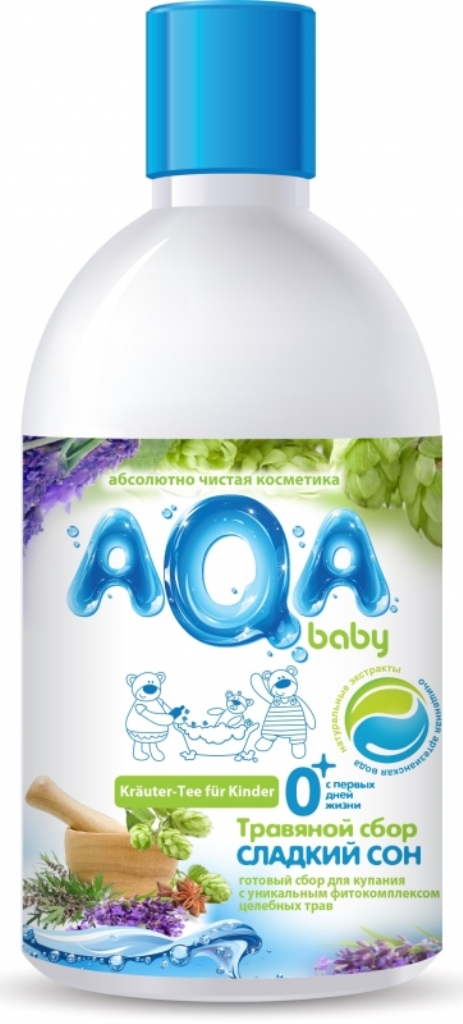 Травяной сбор для купания малышей Aqa Baby "Сладкий сон" 300 мл