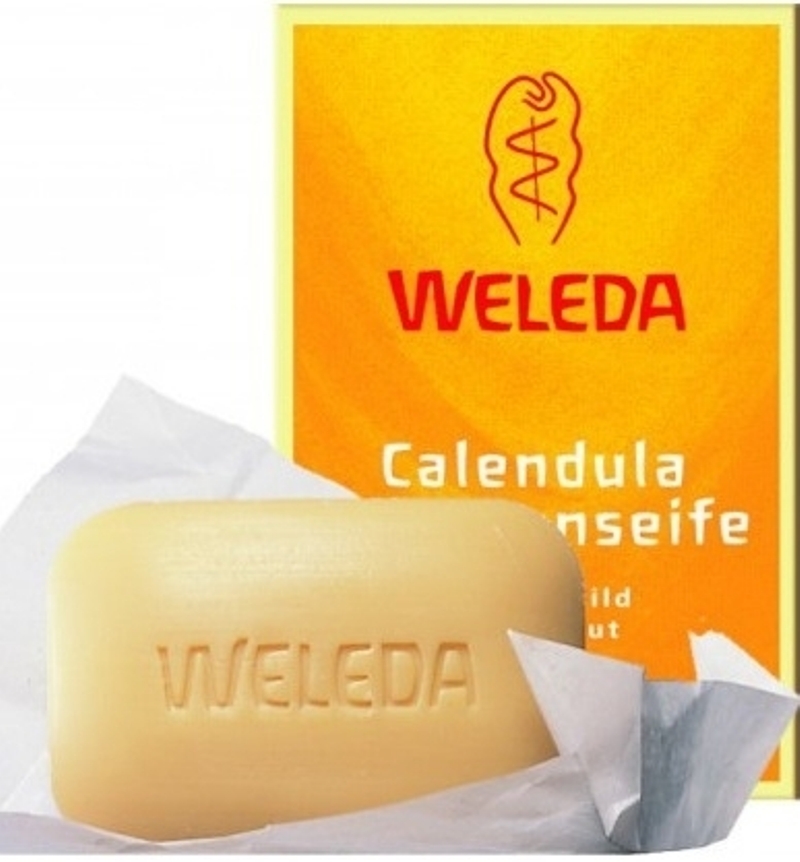 Мыло растительное Weleda с календулой и лекарственными травами 100 г