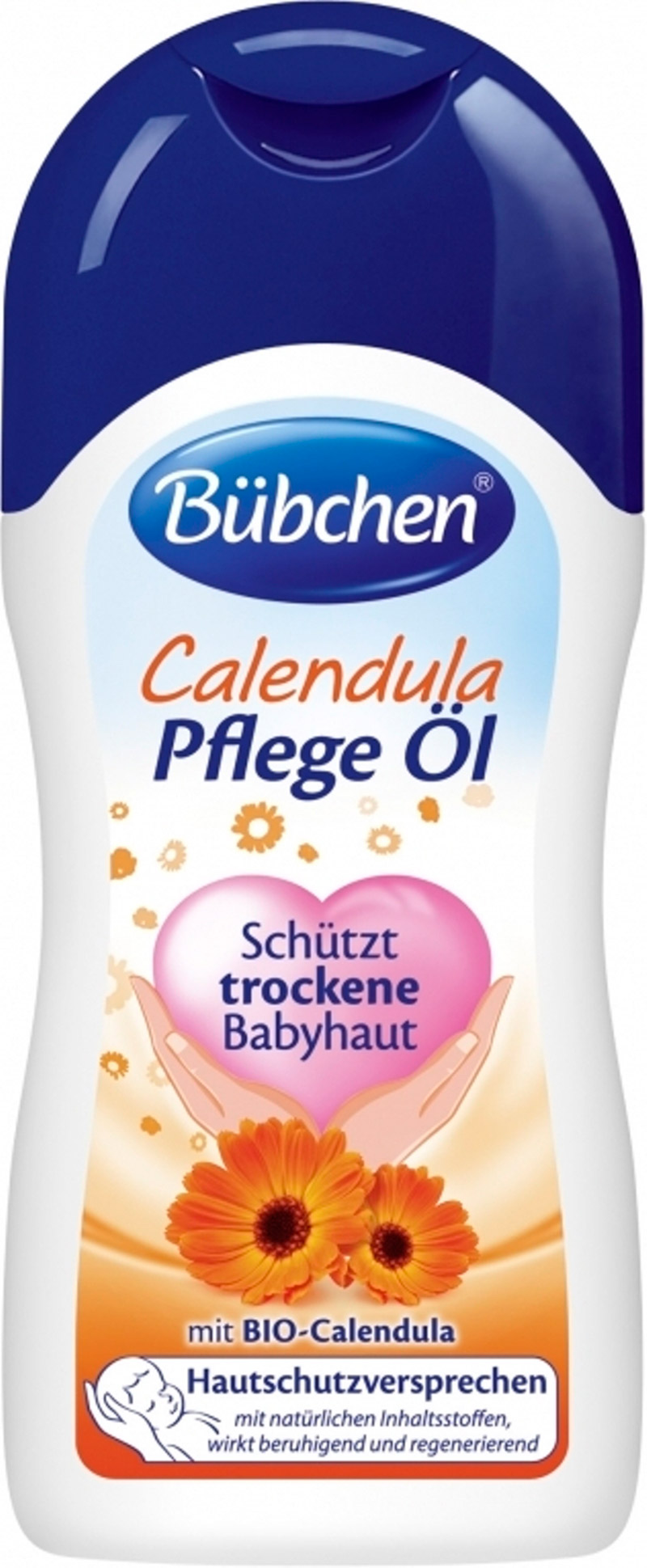 Масло для ухода за кожей Bubchen с календулой БИО с рождения 200 мл
