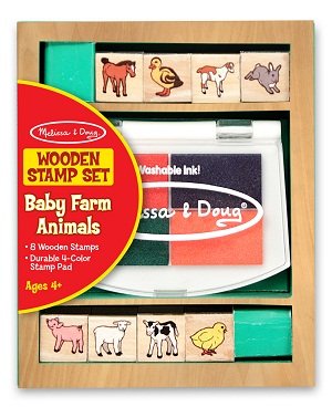 Игровой набор Melissa&Doug Творчество печати "Животные на ферме" 1639M