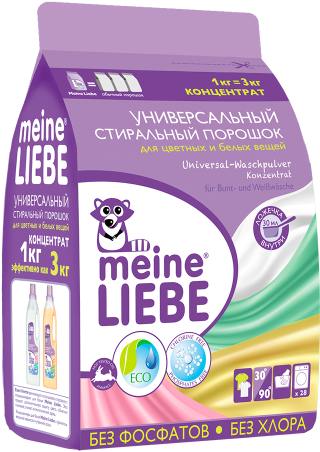 Стиральный порошок Meine Liebe Универсальный Концентрат 1000 гр 