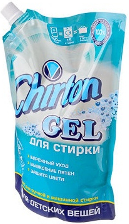 Гель для стирки Chirton "Для детского белья" 750 мл (мягкая упаковка)