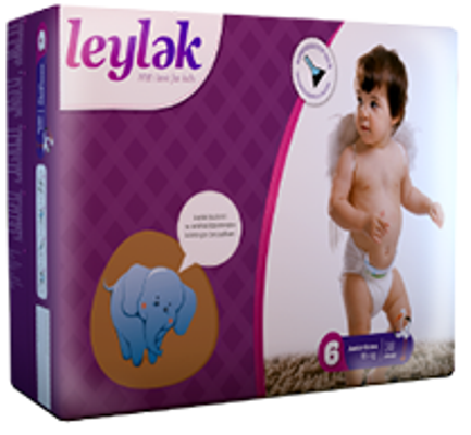 Подгузники Leylеk размер XXL (16+ кг) 38 шт