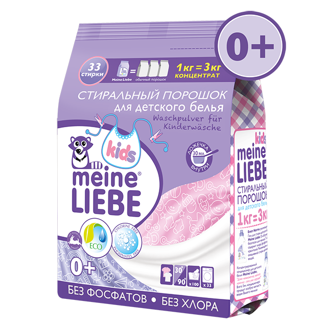 Стиральный порошок Meine Liebe для детского белья 1000 гр 
