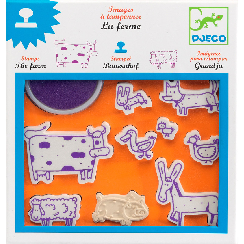 Набор штампов Djeco Ферма