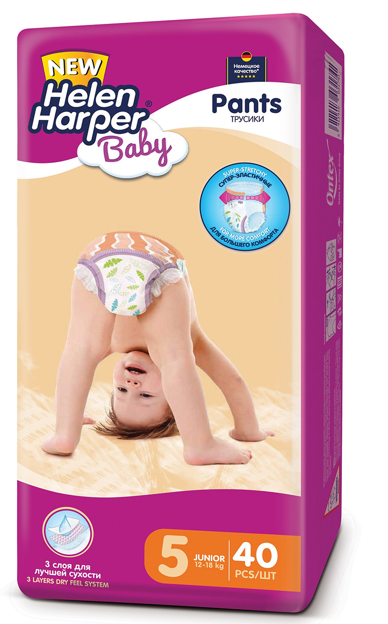 Трусики Helen Harper Baby junior (12-18 кг) 40 шт