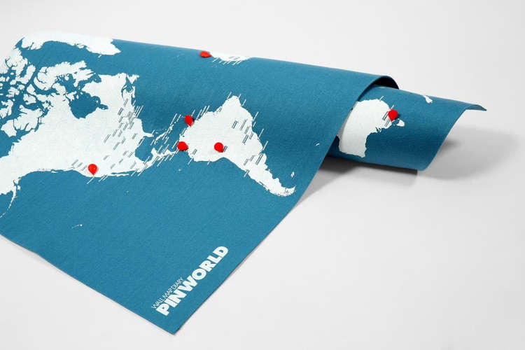 Карта мира LeFutur Palomar голубой LF-E19722