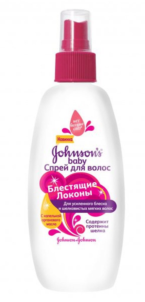 Спрей для волос Johnsons baby "Блестящие локоны" 200 мл