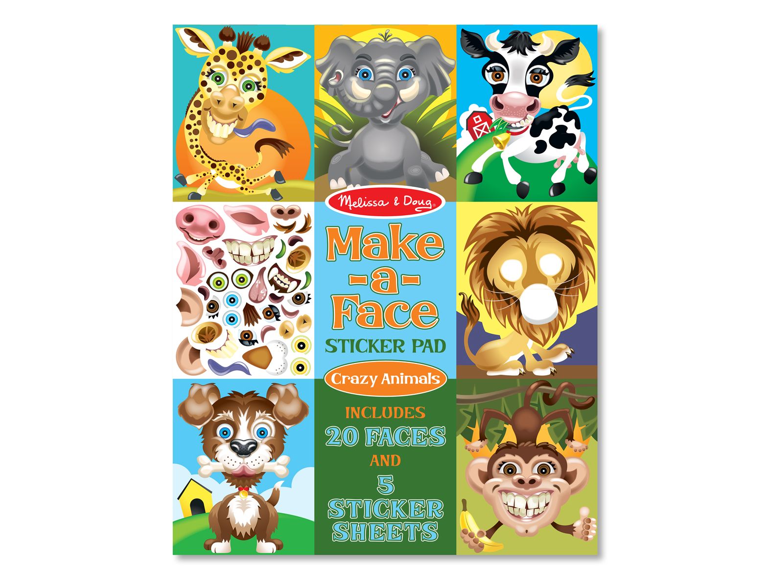 Набор стикеров Melissa&amp;Doug Животные 