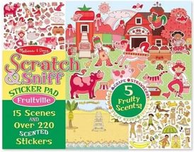 Набор для творчества Melissa&amp;Doug Фруктовые виллы со стикерами и фоном