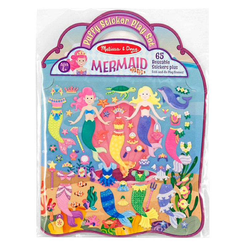 Набор стикеров Melissa&amp;Doug Русалочка 65 штук