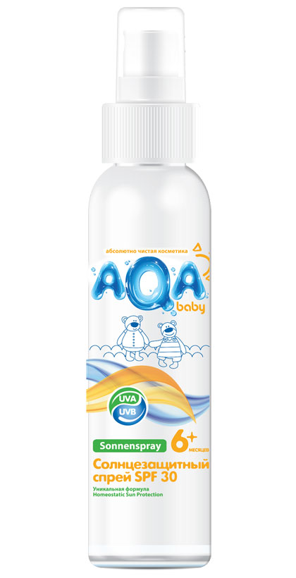 Солнцезащитный спрей Aqa Baby SPF 30+ 150 мл