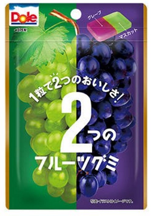 Жевательный мармелад Dole Мускат и Красный виноград, 45 г