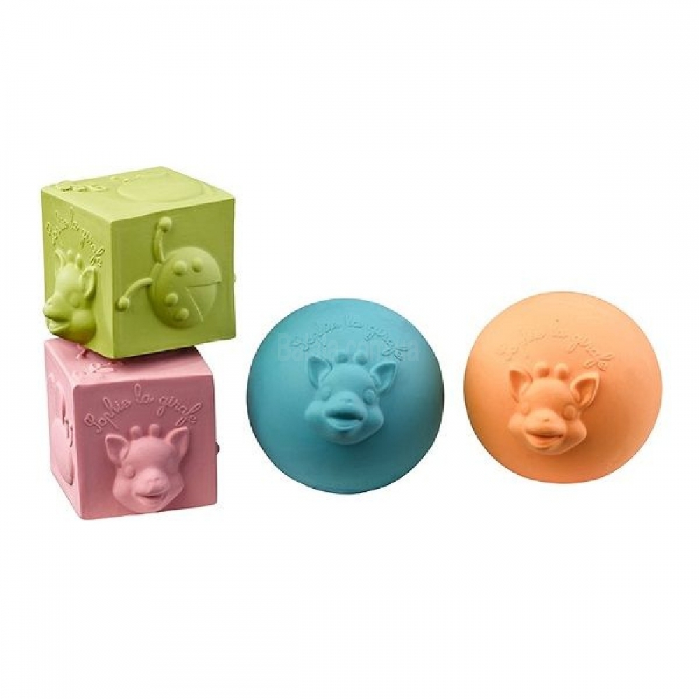 220119 Vulli Игрушки в наборе: мячики, кубики 