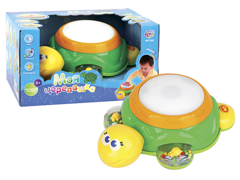 Черепашка JOY TOY со светом и звуком
