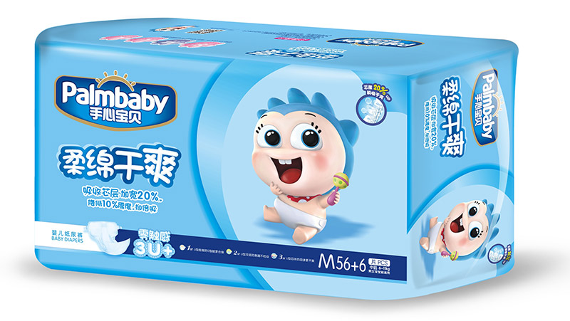 Подгузники  Palmbaby,  M (6-11 кг), 62 шт