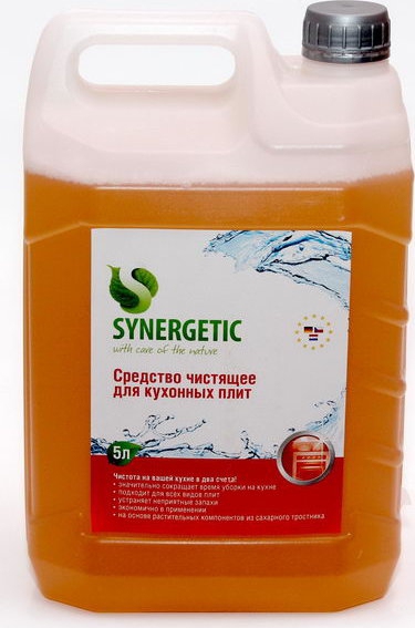 Гель чистящий Synergetic для кухонных плит и поверхностей 5 л