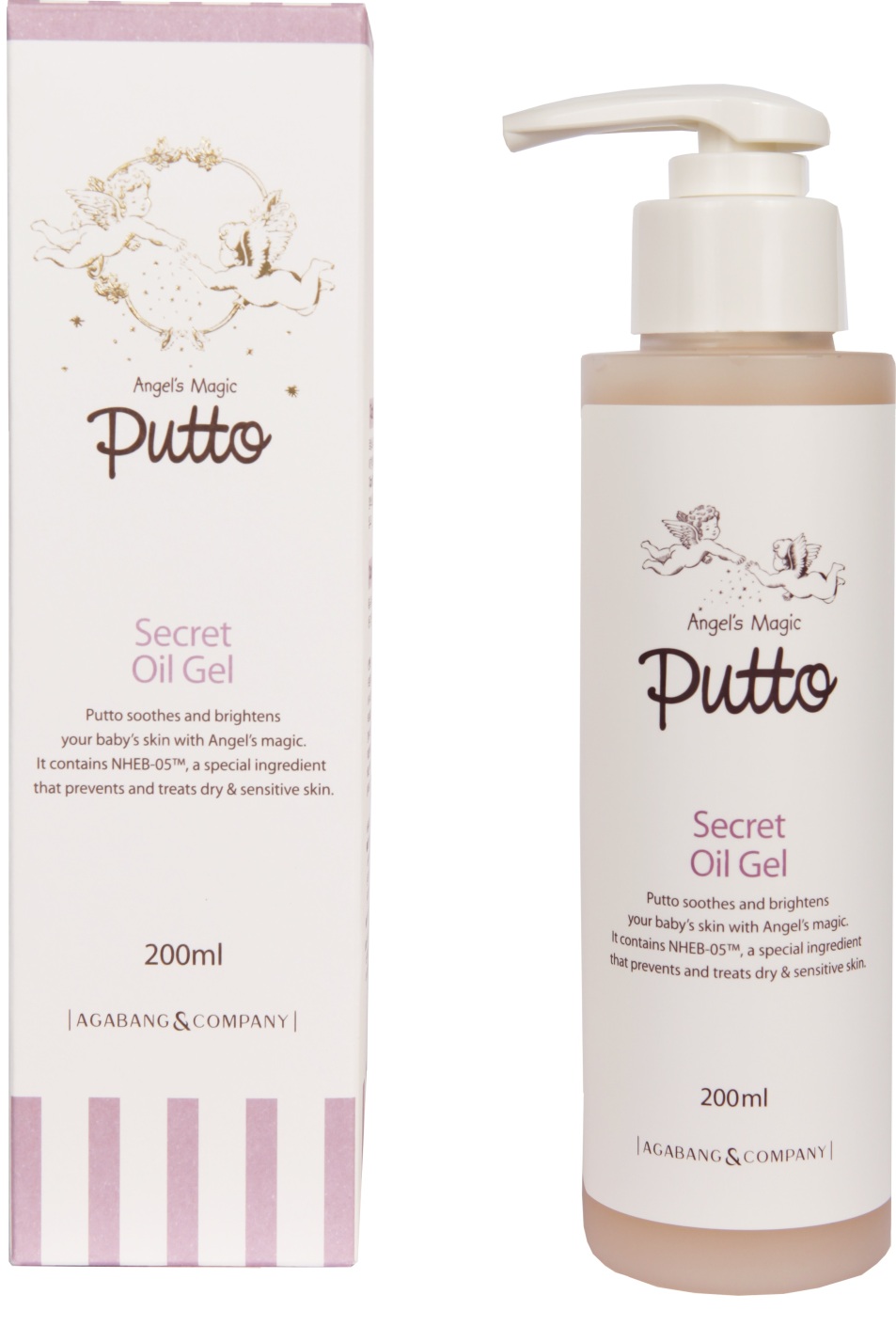 Масло гель Putto Secret массажное для новорожденных 200 мл