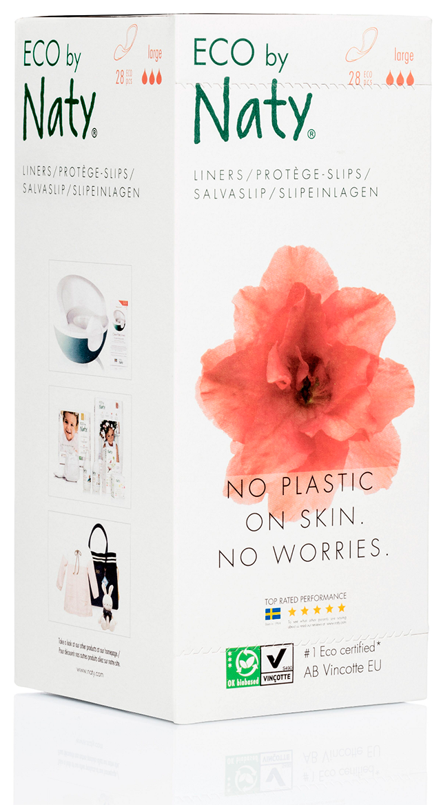 Прокладки женские гигиенические Naty  Large ежедневные 28 шт