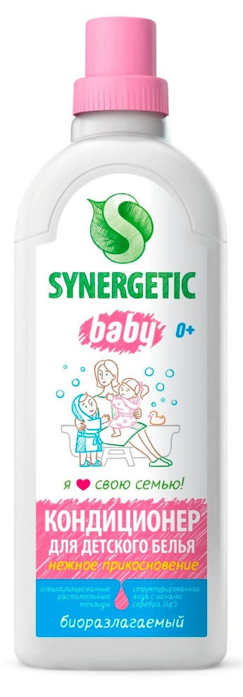 Кондиционер для детского белья Synergetic Нежное прикосновение, 1 л