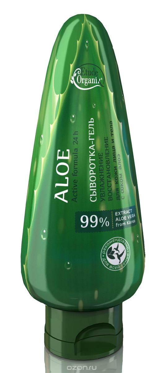 Сыворотка-гель Etude organix для кожи лица и тела с соком алое, 260 мл