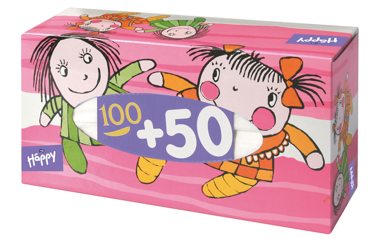 Платочки универсальные Bella Baby Happy Ляльки, 100+50 шт