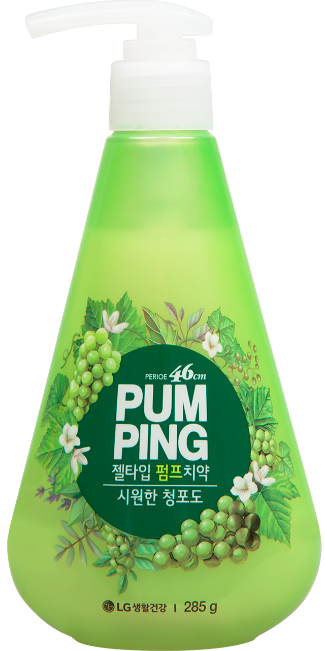 Зубная паста c ароматом зеленого винограда Perioe Green Grape Pumping Toothpaste, 285 г