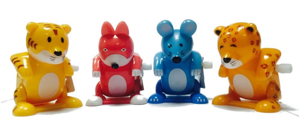 Игрушка заводная Hans Novelty Прыгающие животные