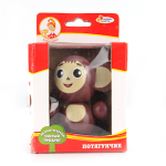 Играем вместе. Деревянная игрушка Чебурашка 8 см. 2107