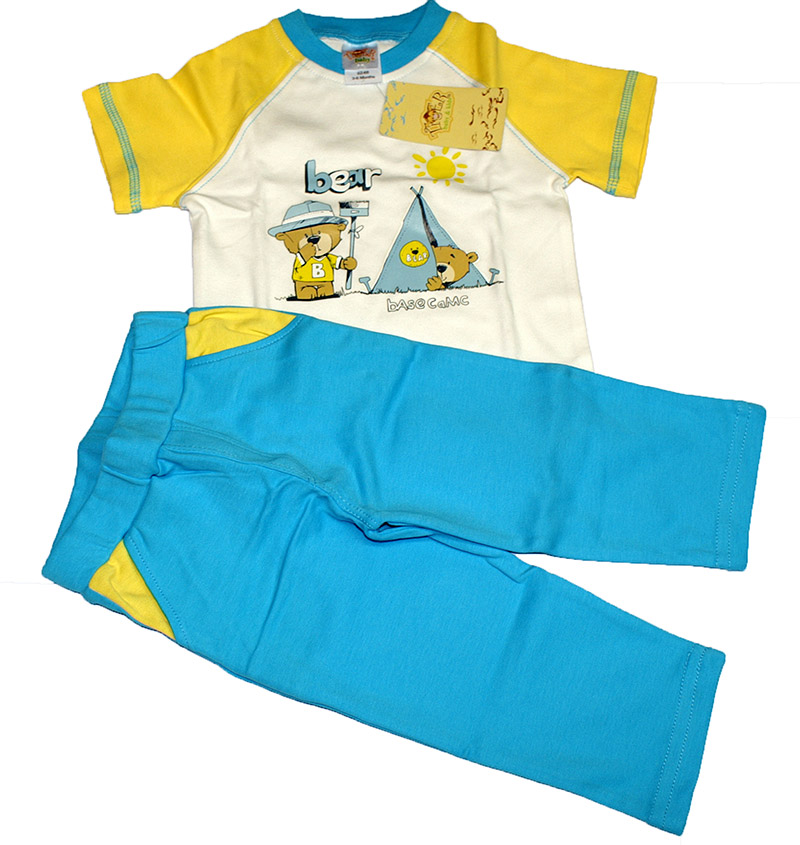 Пижама Папитто  р.3-6 мес. арт.0011Е